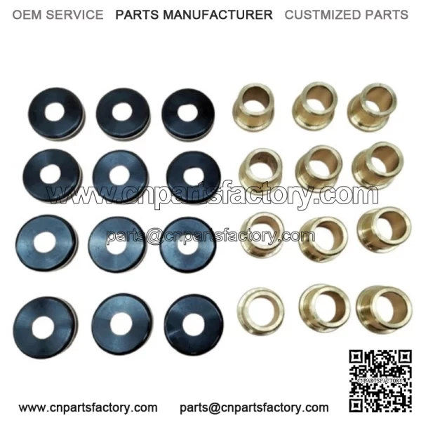 12PCS A-Arm Bushings & Dust Cover Caps Kit for Yamaha YFZ450 YFZ450R YFZ450X - Image 2