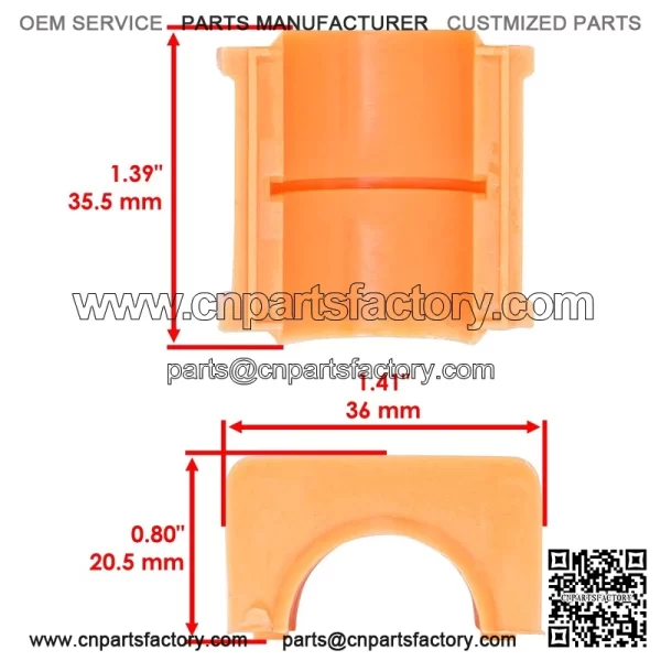 Polaris Scrambler 500 1997-2000 Steering Post Upper/Lower Bushings - Image 3