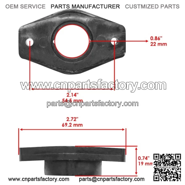Polaris Scrambler 500 1997-2000 Steering Post Upper/Lower Bushings - Image 4
