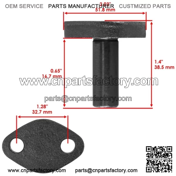 180905M1 Hydraulic Pump Support Pin For Massey Ferguson 135 150 165 175 35 35X - Image 2