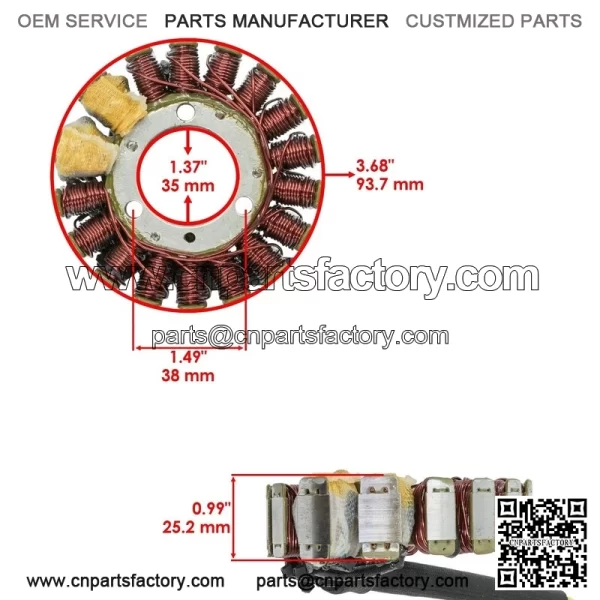 Stator & Gasket for Honda TRX450 TRX450R 2004 2005 Magneto - Image 2
