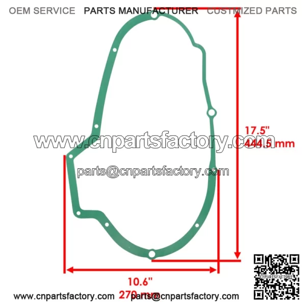 Primary Gasket for Harley Davidson Sportster 883 XLH883 Hugger Deluxe 86-90 - Image 2