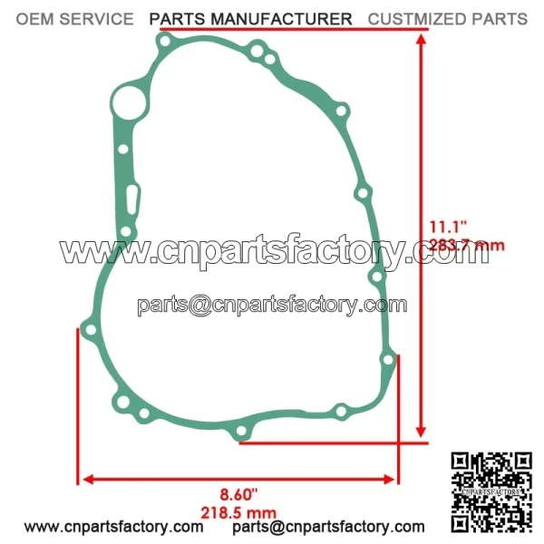 Clutch Cover Gasket For Yamaha WR250R 08-2020 / WR250X 2008-2011 3D7-15462-00-00 - Image 2