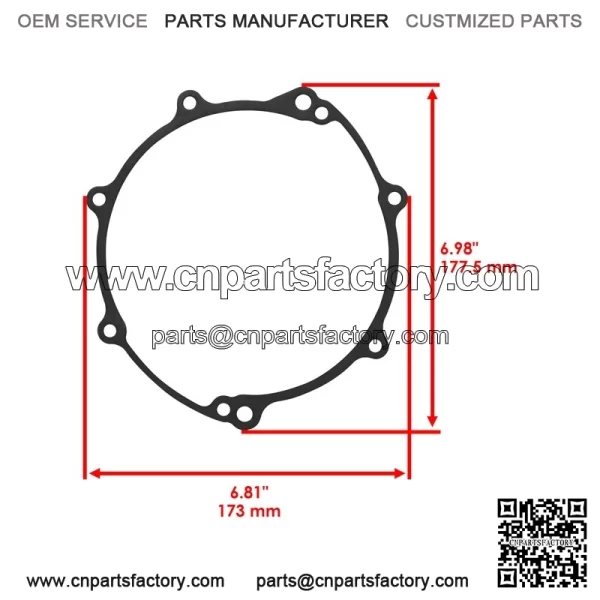 Clutch Cover Gasket For Yamaha WR250R 08-2020 / WR250X 2008-2011 3D7-15462-00-00 - Image 3