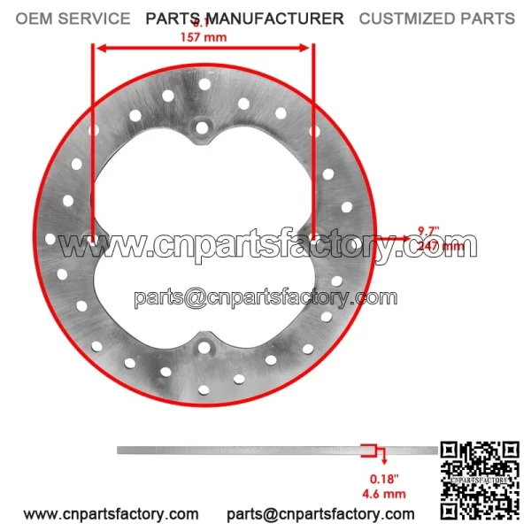 Can-Am Maverick X3 Turbo R 2018-2019 Front & Rear Brake Disc Rotors - Image 2