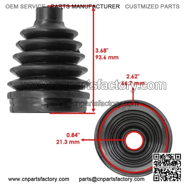 Front Inner CV Axle Boot For Honda Pioneer 520 SXS520M 2021-2022 - Image 2