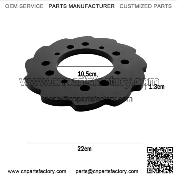 Aluminum 1/2 Poly Sprocket Guard For Honda TRX450ER TRX450R TRX400X 2004-2014 AE - Image 2