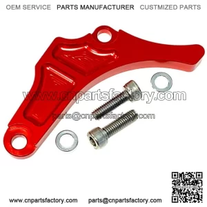 Yamaha YFZ450 Red Motor Engine Case Saver Chain Guard Billet CNC 2004-2013