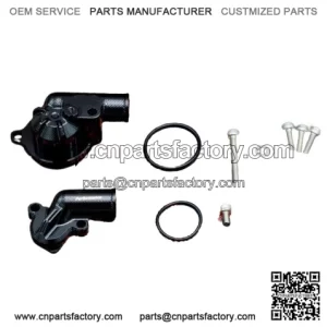 Water pump housing cover inlet outlet Yamaha Raptor 700 700R Black