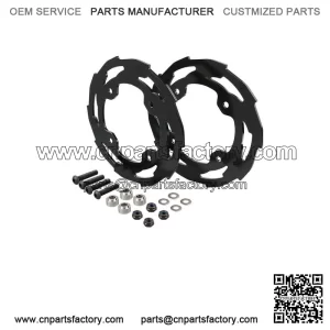 For Yamaha YFZ450R ATV Rear Dual Sprocket Guard Chain Cover Protection 2009-2023