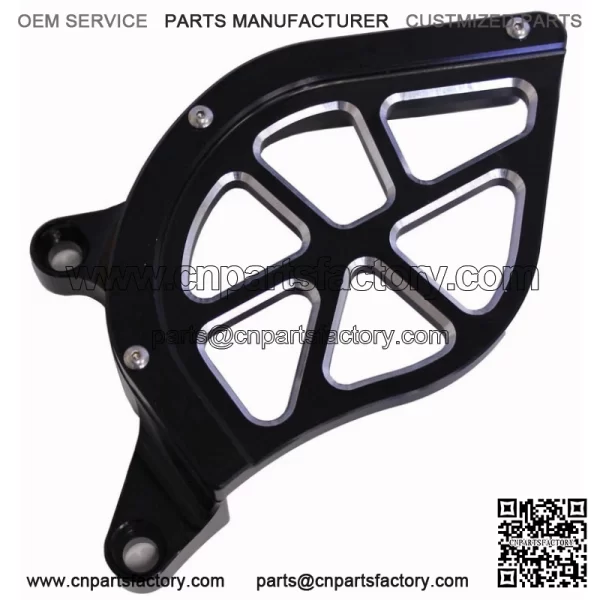 YAMAHA YFZ 450R, 450X ENGINE CASE SAVER & FRONT SPROCKET COVER 2009-2024 BLACK - Image 2