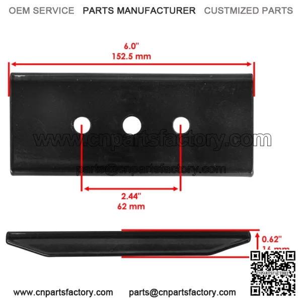 106-2248-03 Blade Stiffener For Lawn Boy Z 3500 HLX - Image 2