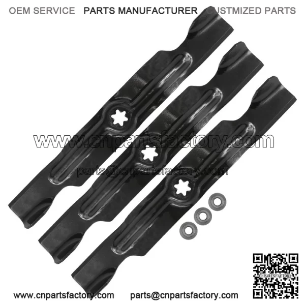 112-0316 112-0330 50" Deck Blade & Nut For Toro LX500 SL500 GT2100 GT2200 - Image 5