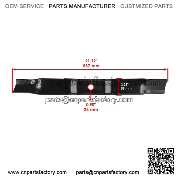 095100E701 95100E701MA 95100E701 95100 42" Deck Blade For Murray - Image 2