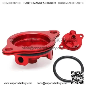 Aluminum Oil Filter Cover w/ Oring Anodized For HONDA TRX450R TRX450ER 2006-2014