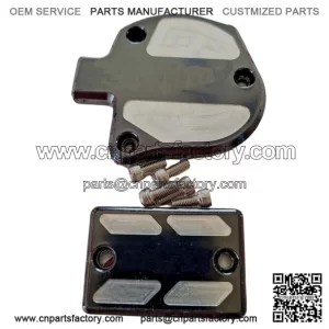 YAMAHA RAPTOR 700 ALUMINUM THROTTLE & BRAKE MASTER CYLINDER COVERS 2009-2025