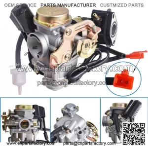 GY6 50cc 100cc Big Bore Carb Carburetor 139QMB 139QMA Scooter Moped ATV 19mm