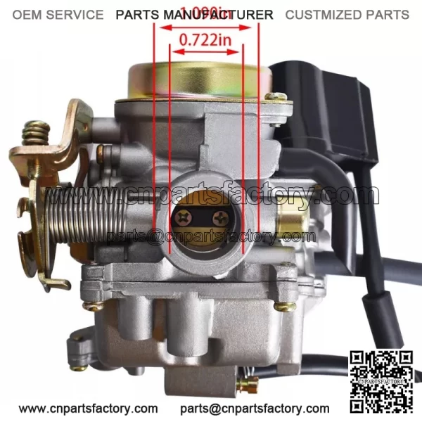 GY6 50cc 100cc Big Bore Carb Carburetor 139QMB 139QMA Scooter Moped ATV 19mm - Image 2