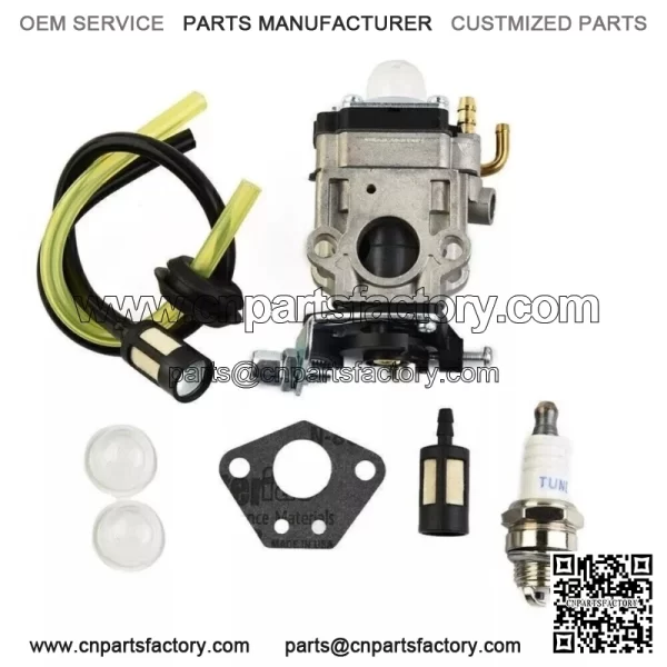 Carburetor Kit For 43cc 52cc 49cc Brushcutter Strimmer Cutter Chainsaw Carb - Image 2