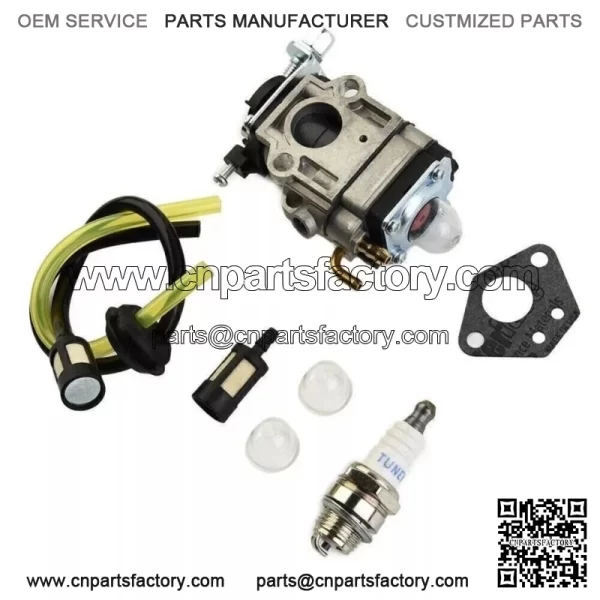 Carburetor Kit For 43cc 52cc 49cc Brushcutter Strimmer Cutter Chainsaw Carb - Image 3