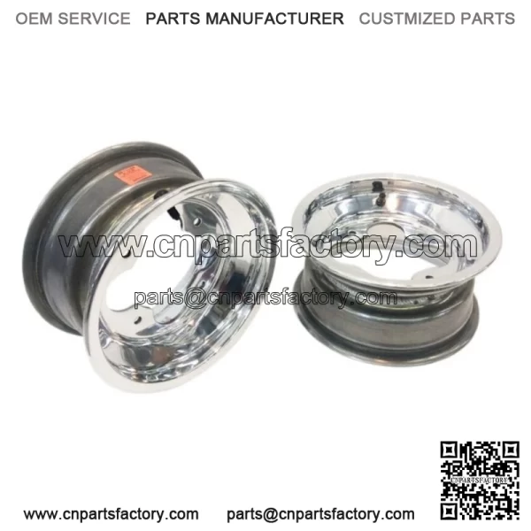 A5 10" 10x5 3+2 Front Aluminum Wheels Rims Polished YFZ450 Banshee Raptor - Image 3