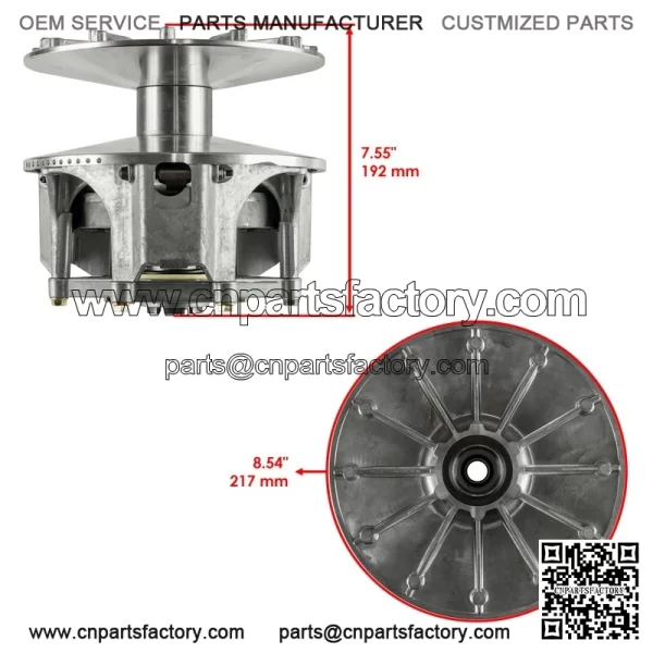 Primary & Secondary Clutch w/ Belt For Polaris RZR Turbo 4 2019 / RS1 2018-2022 - Image 2