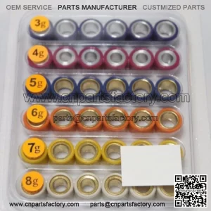 Variator Roller pack 16x13 3g 8g for  GY6 50cc  139QMB scooter TX