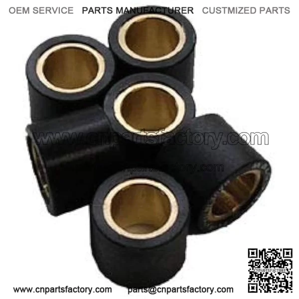 GY6-50 Scooter Clutch Roller Weight Set 16x13 (6.5g) Stock QMB139 49cc