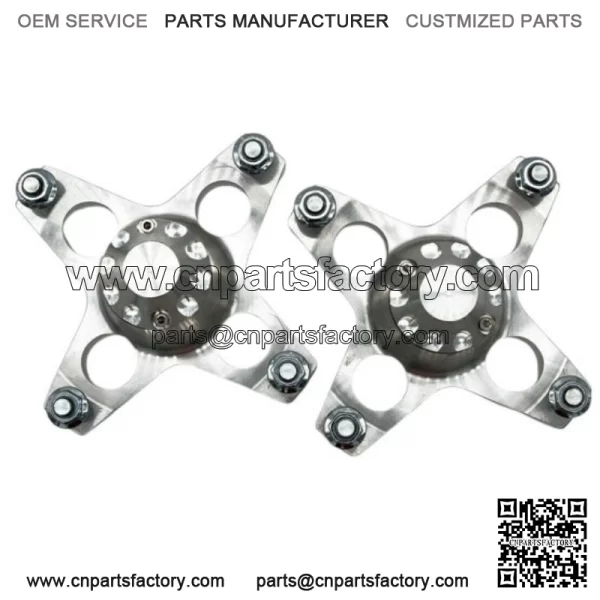 LSR Billet Front Wheel Hubs Set Yamaha Raptor 700 YFZ450 YFZ450R - Image 2