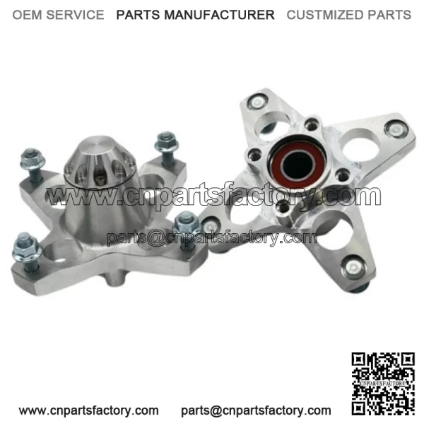LSR Billet Front Wheel Hubs Set Yamaha Raptor 700 YFZ450 YFZ450R - Image 3