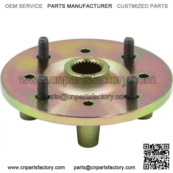 Wheel Hub - Front, UTV, Hisun, 700cc, 27 Spline Trivalent zinc - Image 2