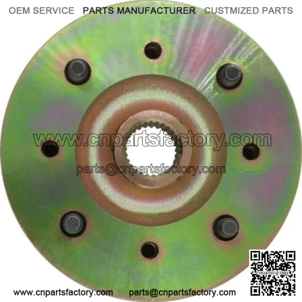 Wheel Hub - Front, UTV, Hisun, 700cc, 27 Spline Trivalent zinc - Image 4