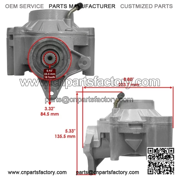 Complete Rear Differential Gear Case For Can-Am Outlander 800 800R 2006-2011 - Image 2