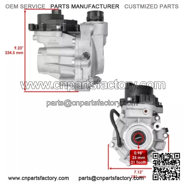 Complete Front Differential For Yamaha 5Km-46160-15-00 5Km-46160-12-00 Aluminum alloy color - Image 2