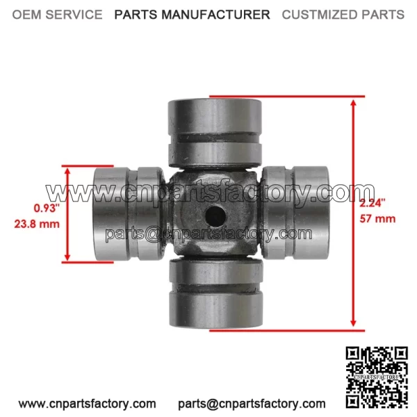 Polaris Scrambler 500 4X4 1998-2009 Front Drive Shaft Yoke & U-Joint Kit - Image 3