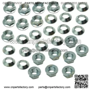 16 Specbolt TRX450 Fourtrax ATV Lug Nut Kit Honda  TRX450R M10-1.25 Flange Nuts