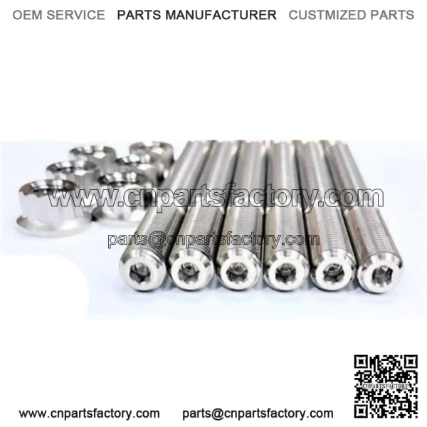 YFZ450R YFZ 450R Head Studs Stud Kit Titanium After Market Stronger Upgrade - Image 3