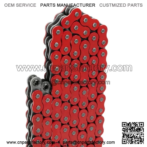 O-Ring Drive Chain for Honda TRX450R 2004 2005 2006 2007 2008 Red - Image 3