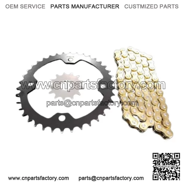 2004-2013 YAMAHA YFZ450 JT SPROCKET 14/38 & AND EK SRO GOLD O-RING CHAIN SET KIT