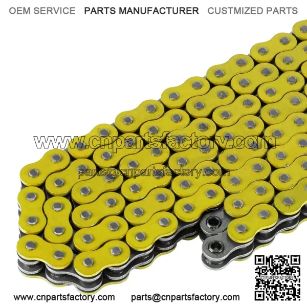 Polaris Scrambler 500 4X4 1997-2012 Yellow O-Ring Drive Chain - Image 3