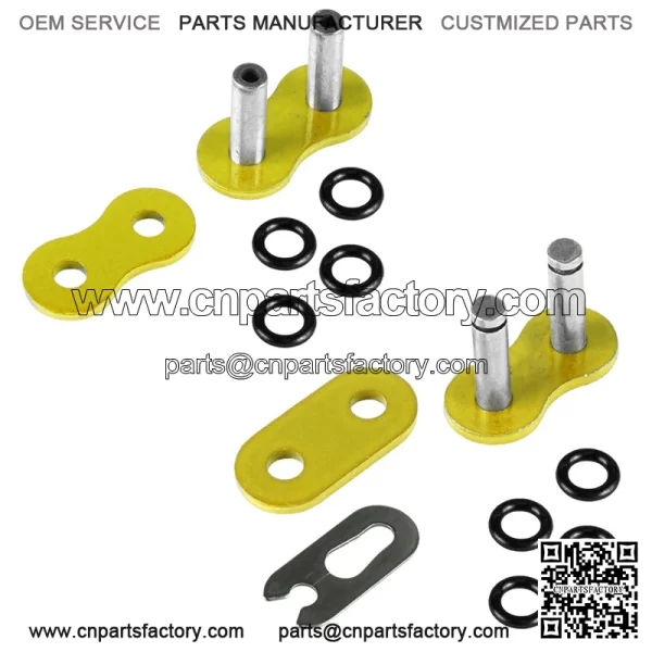 Polaris Scrambler 500 4X4 1997-2012 Yellow O-Ring Drive Chain - Image 5