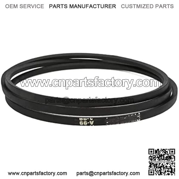 Lawn Mower Belt, 532197253 101inx1/2in/254cmx1.27cm Rubber Replacement Belt Part for Husqvarna