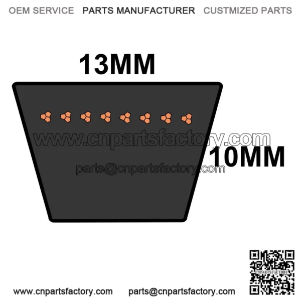 SPA3000 V-belt 13 x 3000mm Vbelt - Image 2