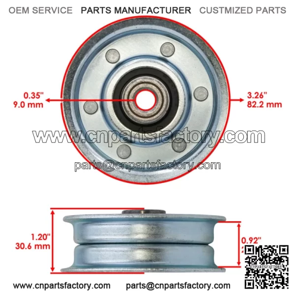956-04002 956-04015 756-0981 756-04209 Drive Pulley & Belt For Cub Cadet LT1040 - Image 4