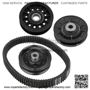 AM115682 AM128646 M114763 Drive Pulleys & Belt For John Deere GT242 GT262 GT275