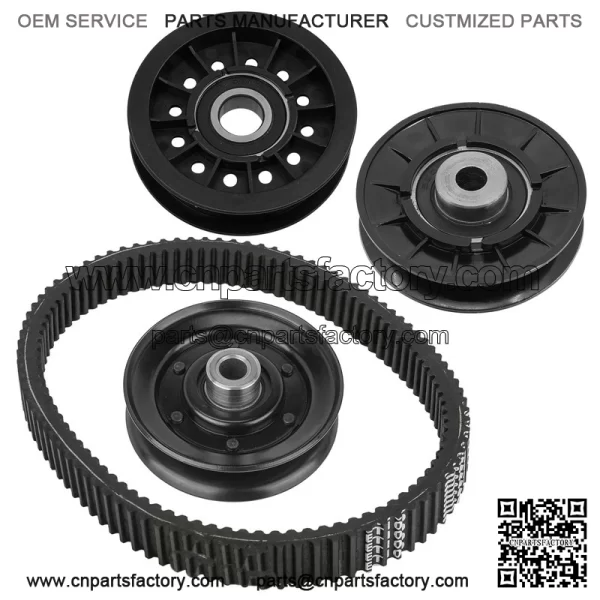 AM115682 AM128646 M114763 Drive Pulleys & Belt For John Deere GT242 GT262 GT275