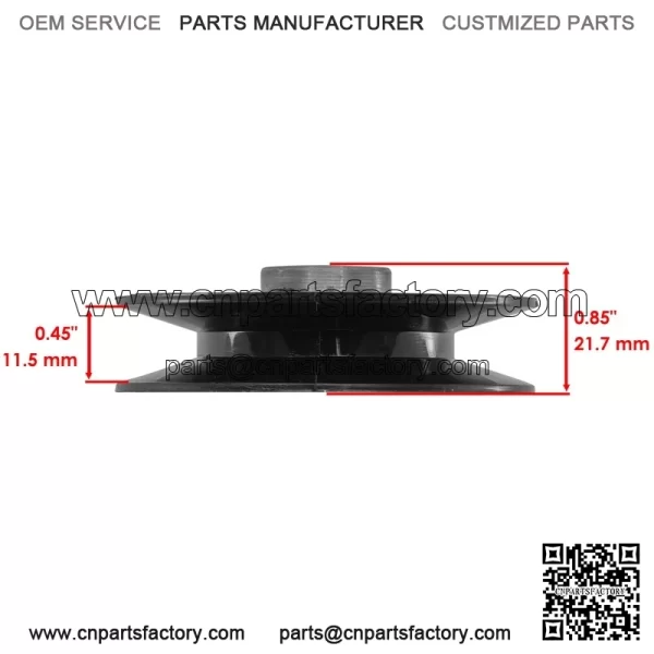 AM115682 AM128646 M114763 Drive Pulleys & Belt For John Deere GT242 GT262 GT275 - Image 4