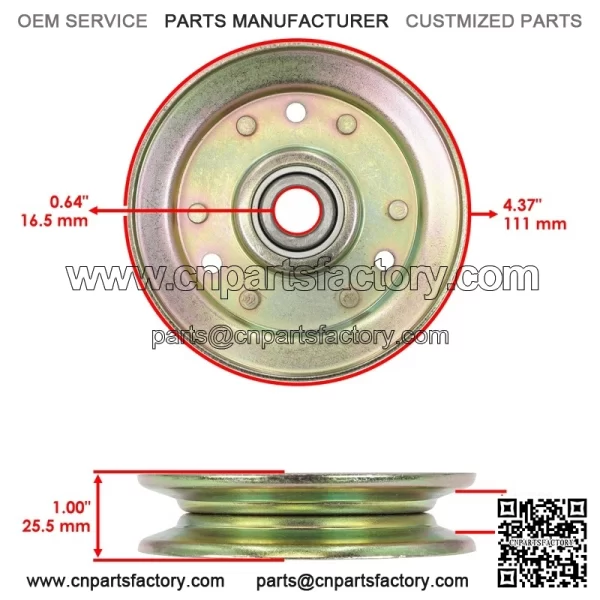 65-5940 64-5940 Deck Idler Pulley For Toro 30144 30148 30152 30162 30575 - Image 2