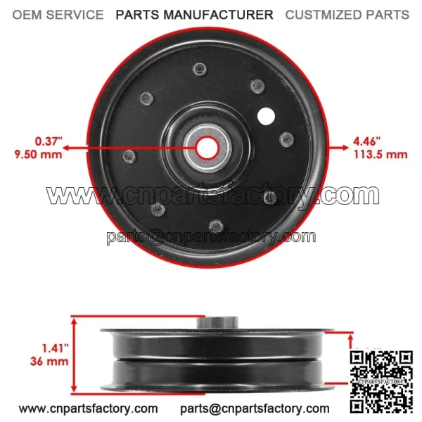 AM103018 AM121238 Drive Idler Pulley For John Deere S80 S82 S92 - Image 3