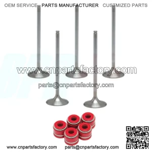 YFZ450 YFZ 450 Stock OEM Replacement Intake Exhaust Valves RED Seals